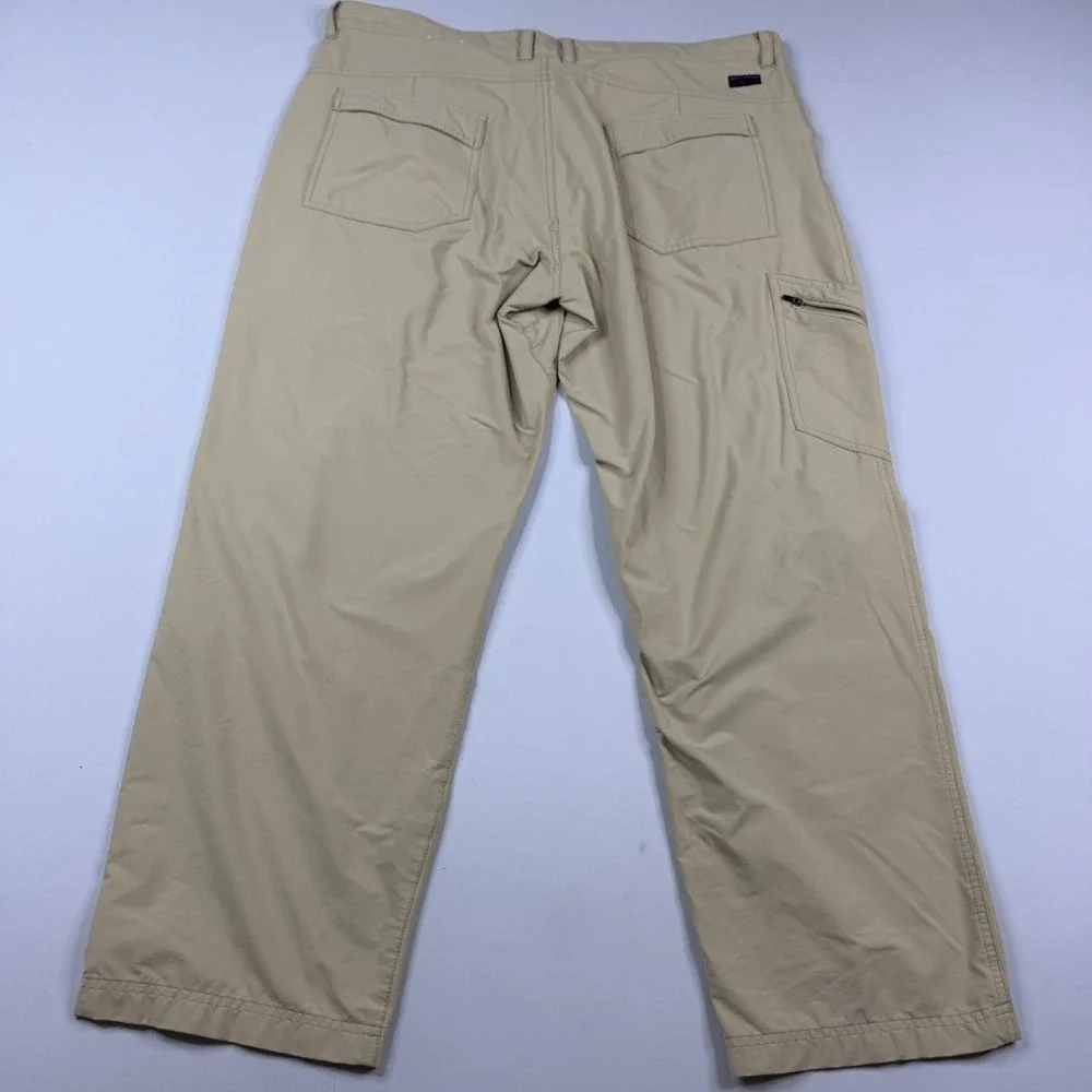 Patagonia Rock Craft Hiking Pants Mens 40x30 Tan Stretch Cargo Outdoor‎ Straight